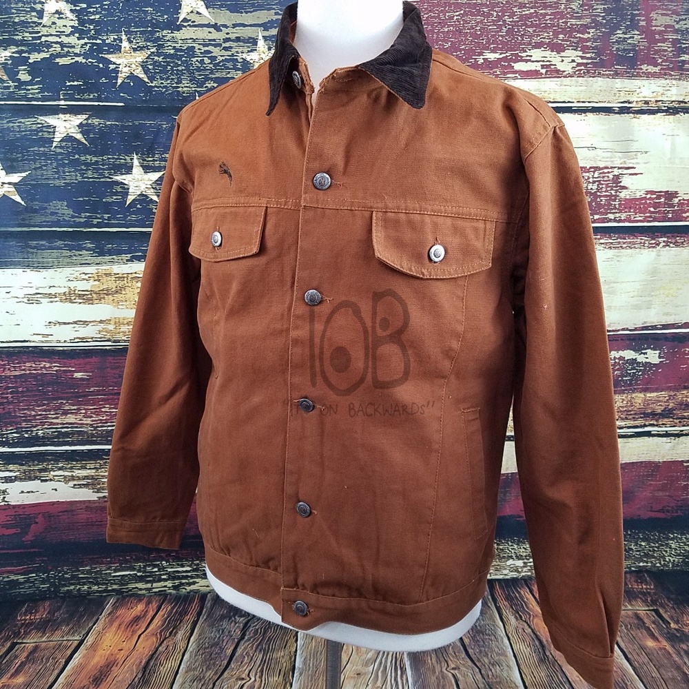 WYOMING TRADERS MENS CHISUM CONCEALED CARRY CANVAS WESTERN JACKET - CINNAMON